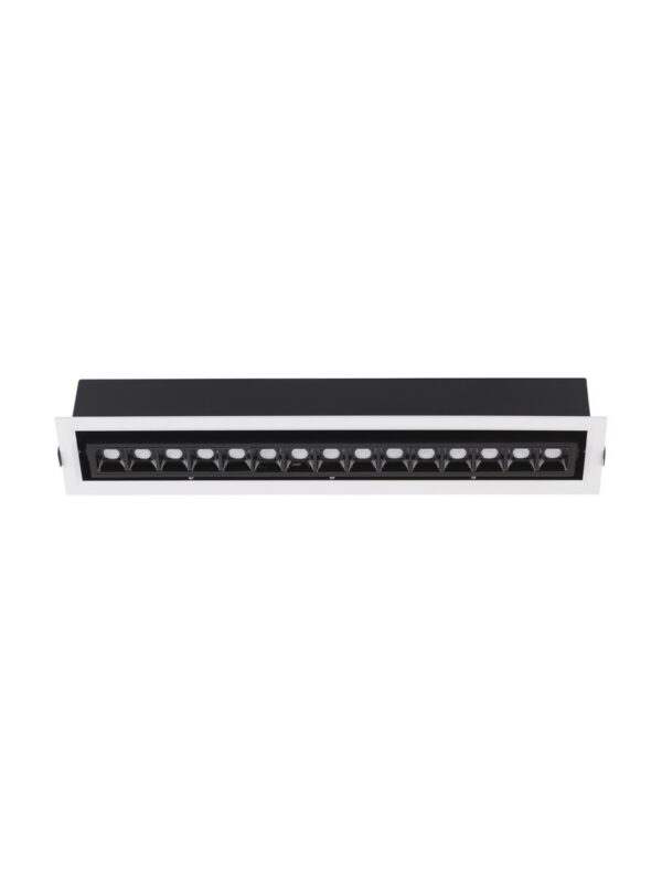 Oprawa wpuszczana nowoczesna Luces Exclusivas MURELIA, czarna, LED 22 W 3000 K, szer. 8,2 cm – LE62533