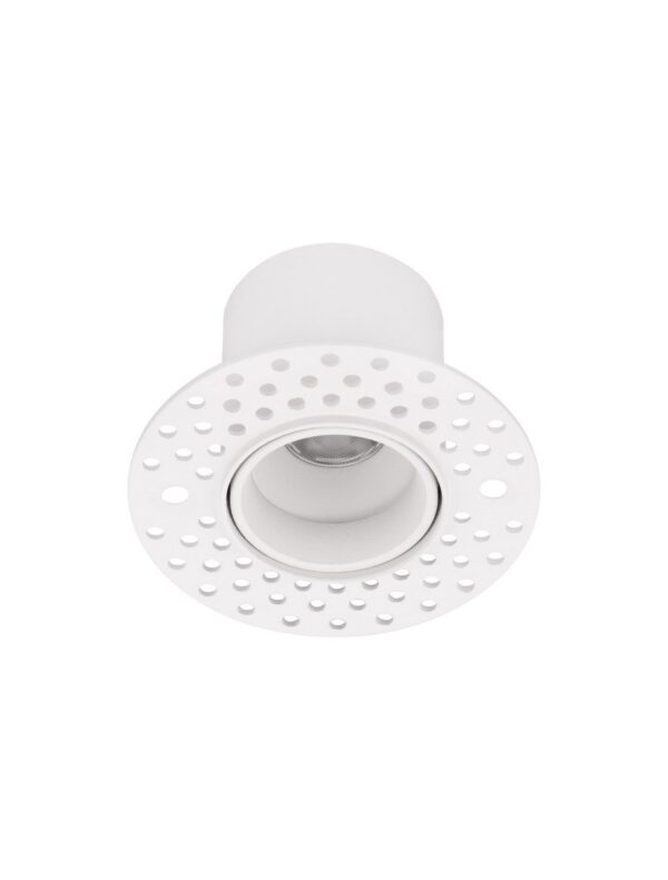 Oprawa wpuszczana nowoczesna Luces Exclusivas ONDARA, biała, LED 3 W 3000 K, Ø 6,8 cm – LE62536