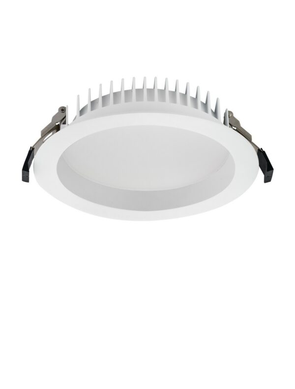 Oprawa wpuszczana zewnętrzna minimalistyczna Luces Exclusivas PRUNA, biała, LED 25 W, Ø 19 cm – LE62559