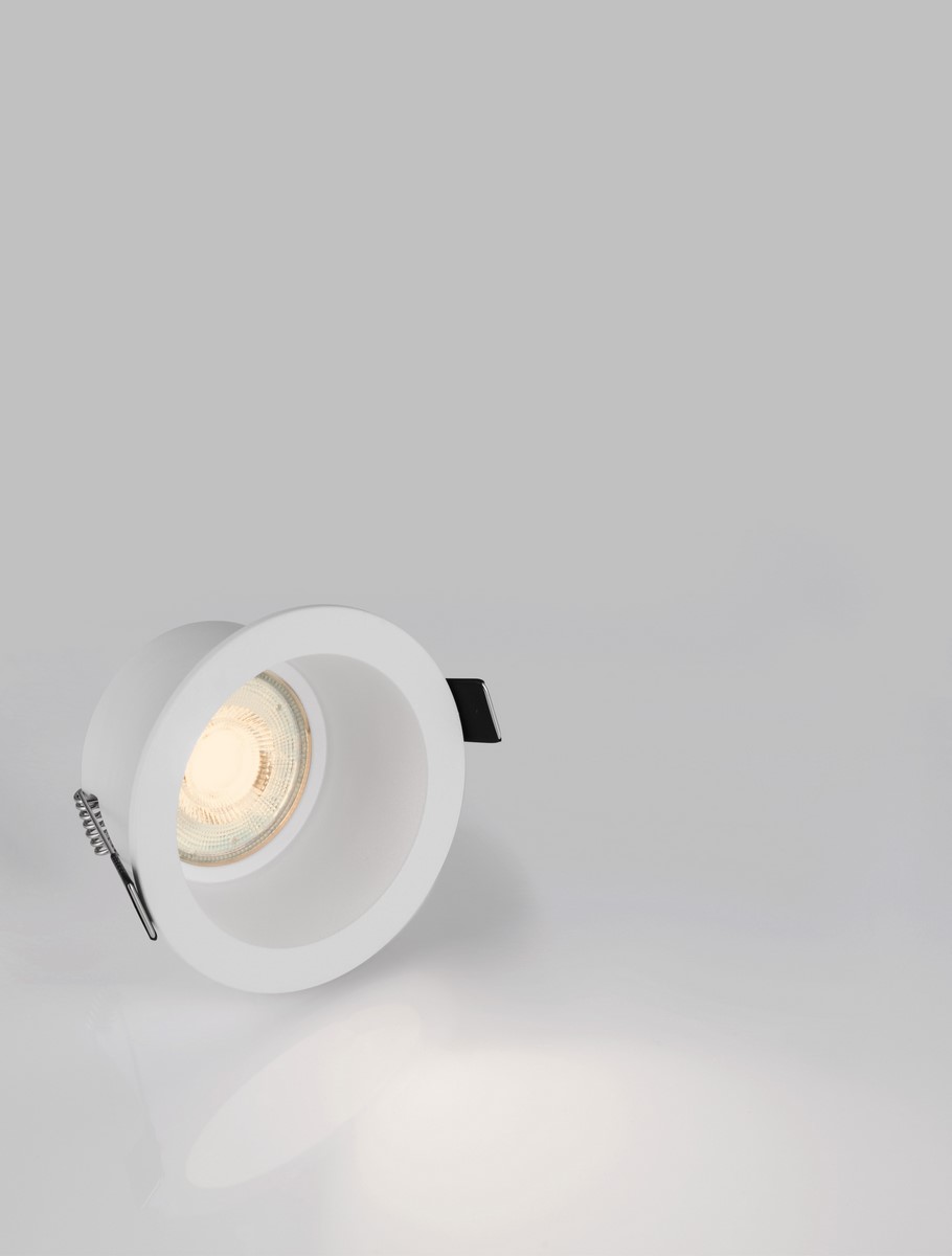 Oprawa wpuszczana nowoczesna Luces Exclusivas SALADRU, biała, 1 × GU10, Ø 8,5 cm – LE62566 - obrazek 2