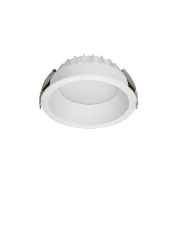 Oprawa wpuszczana minimalistyczna Luces Exclusivas UTIEL, biała, LED 9 W 4000 K, Ø 12,9 cm – LE62579