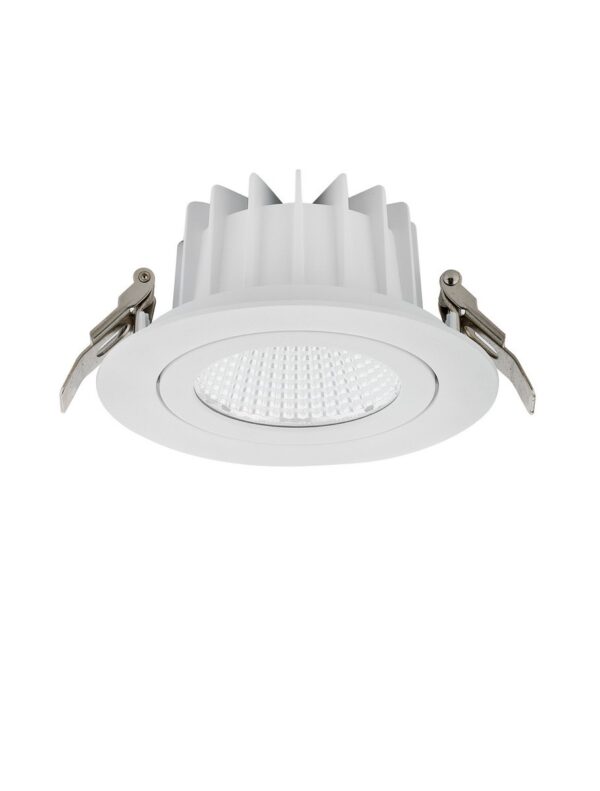 Oprawa wpuszczana nowoczesna Luces Exclusivas VALLES, biała, LED 25 W 4000 K, Ø 14 cm – LE62594