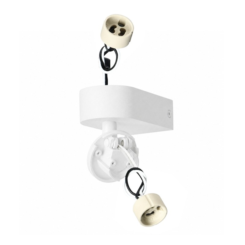 Baza lampy ściennej LUCAS A AZ6444, biała, 2×GU10 – AZzardo