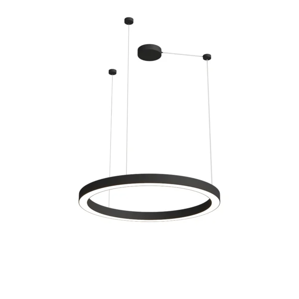 Żyrandol AURUM M PL0116-90-CCT-BK, czarny, LED 38 W, CCT 3000/3500/4000 K – Yaskr