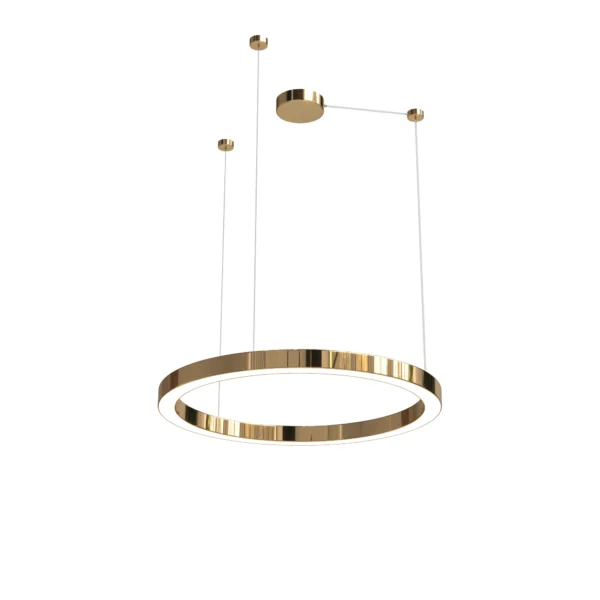 Żyrandol AURUM M PL0116-90-CCT, złoty, LED 38 W, CCT 3000/3500/4000 K – Yaskr