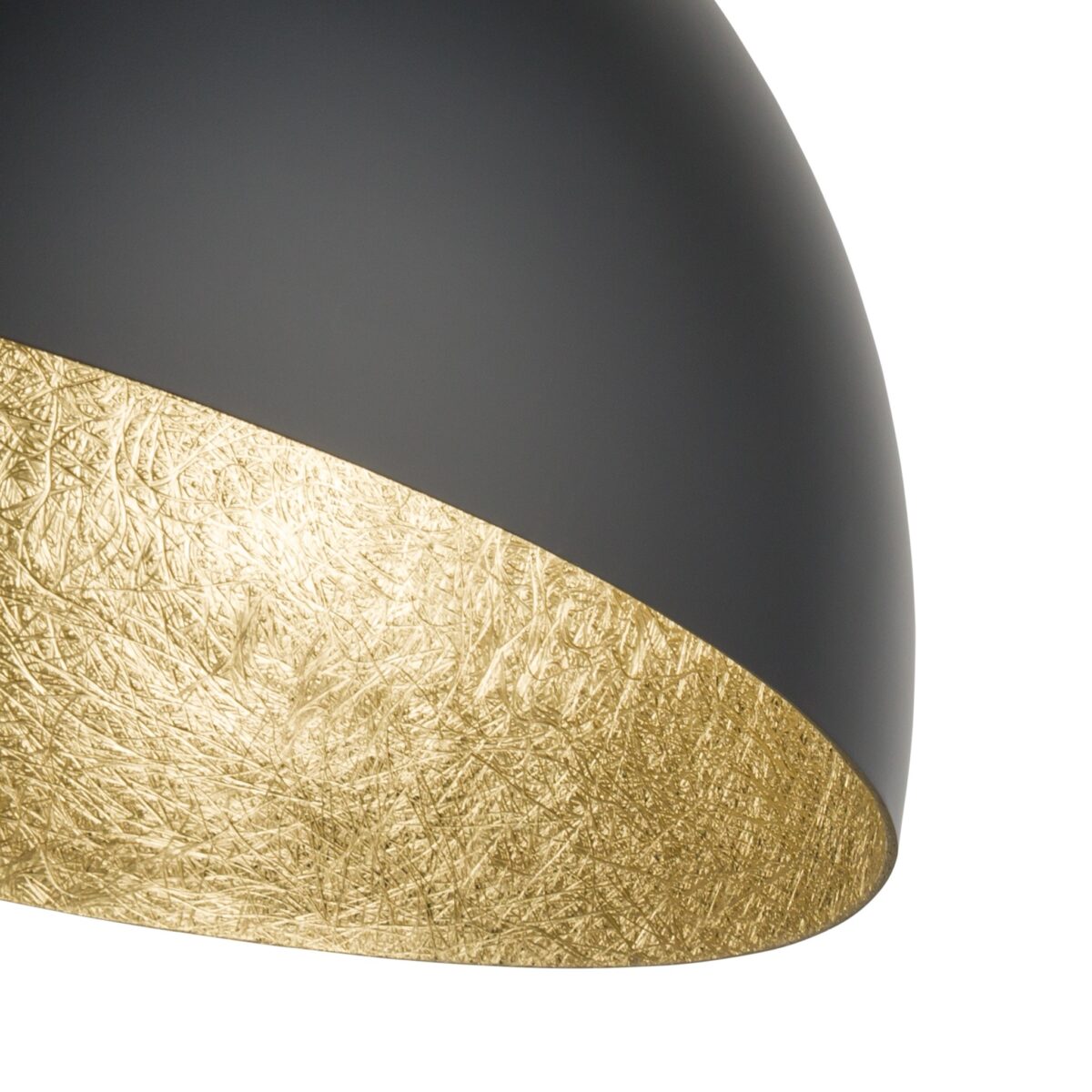 Plafon w stylu glamour SFERA 35 czarny/złoty, 1 × E27 – Sigma Lighting 32474 - obrazek 2