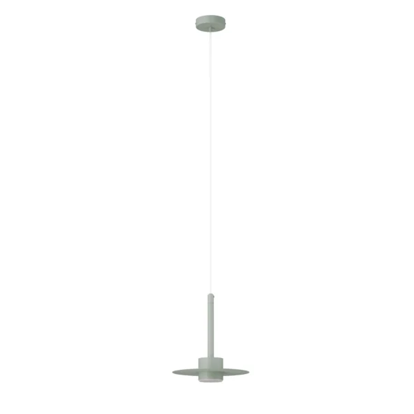 Lampa wisząca minimalistyczna CHARLIE M szałwia, LED – Sigma Lighting 41539
