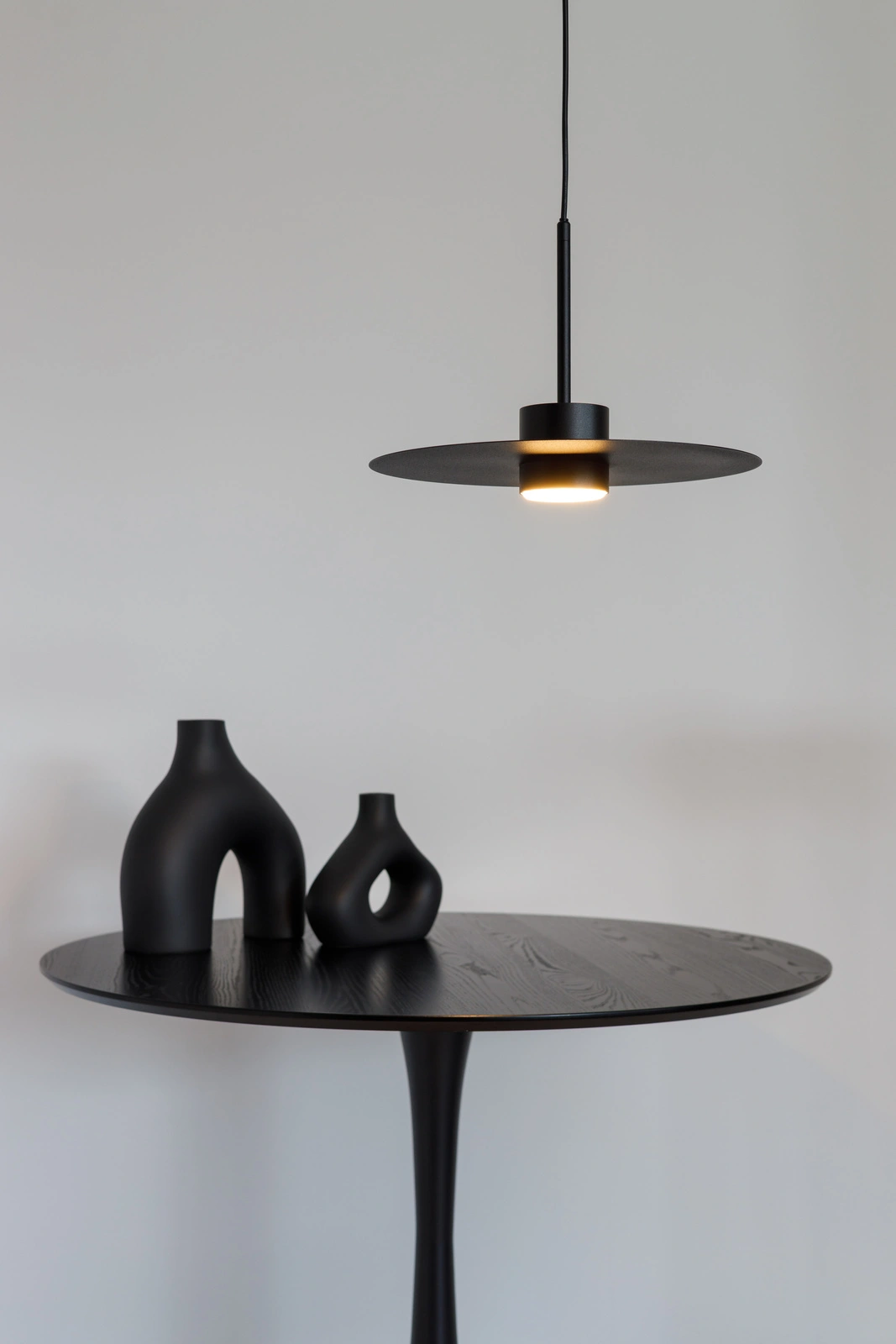 Lampa wisząca minimalistyczna CHARLIE M czarny, 1 × GX53 – Sigma Lighting 41293