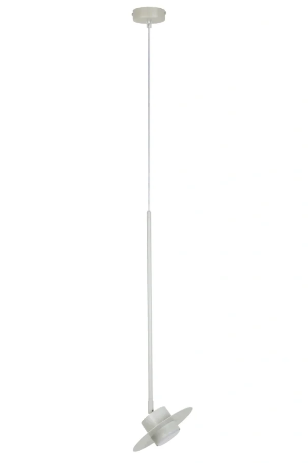 Lampa wisząca minimalistyczna CHARLIE S szary beż dł. max 150 cm, 1 × GX53 – Sigma Lighting 41301