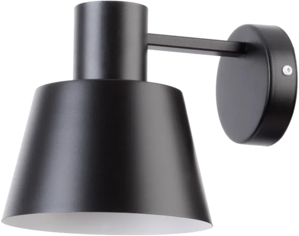 Kinkiet skandynawski DUNKA czarny/biały, 1 × E27 – Sigma Lighting 31782