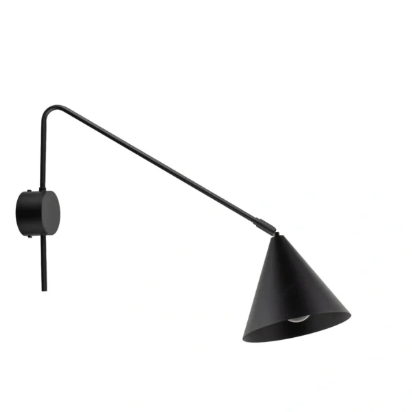 Kinkiet nowoczesny GALAXY 1 czarny, 1 × E27 – Sigma Lighting 40935