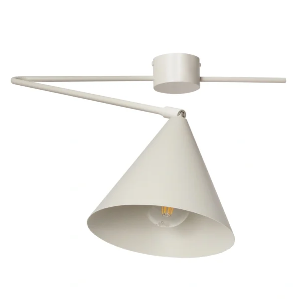 Kinkiet nowoczesny GALAXY 1 szary beż, 1 × E27 – Sigma Lighting 40940