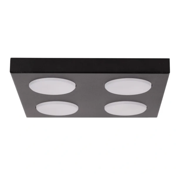 Spot sufitowy minimalistyczny HERO 4 czarny, LED – Sigma Lighting 40994