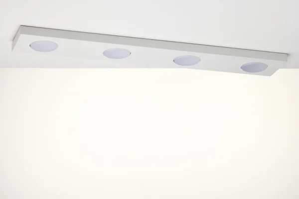 Spot sufitowy minimalistyczny Hero 4 prosty biały, LED – Sigma Lighting 41502