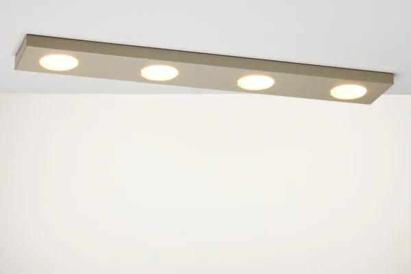 Spot sufitowy minimalistyczny Hero 4 szary-beż, LED – Sigma Lighting 41504