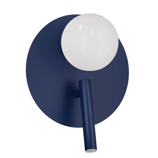 Kinkiet w stylu modern classic HOTEL MOOD E granatowy, 2 × G9 – Sigma Lighting 41943
