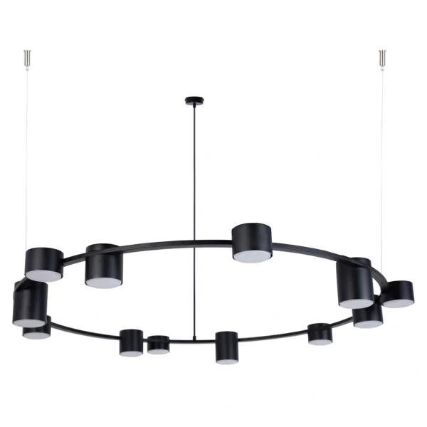 Lampa wisząca nowoczesna KODO 12 czarny, 12 × GX53 – Sigma Lighting 41339