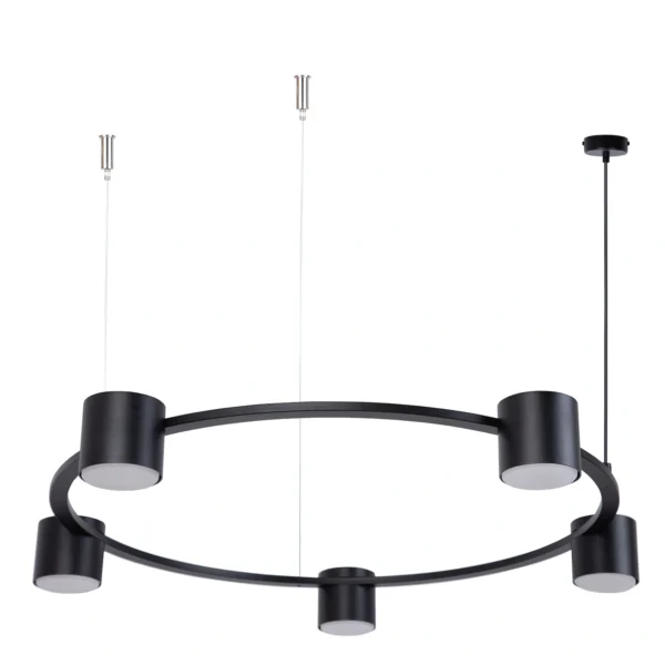 Lampa wisząca nowoczesna KODO 5 czarny, 5 × GX53 – Sigma Lighting 41335