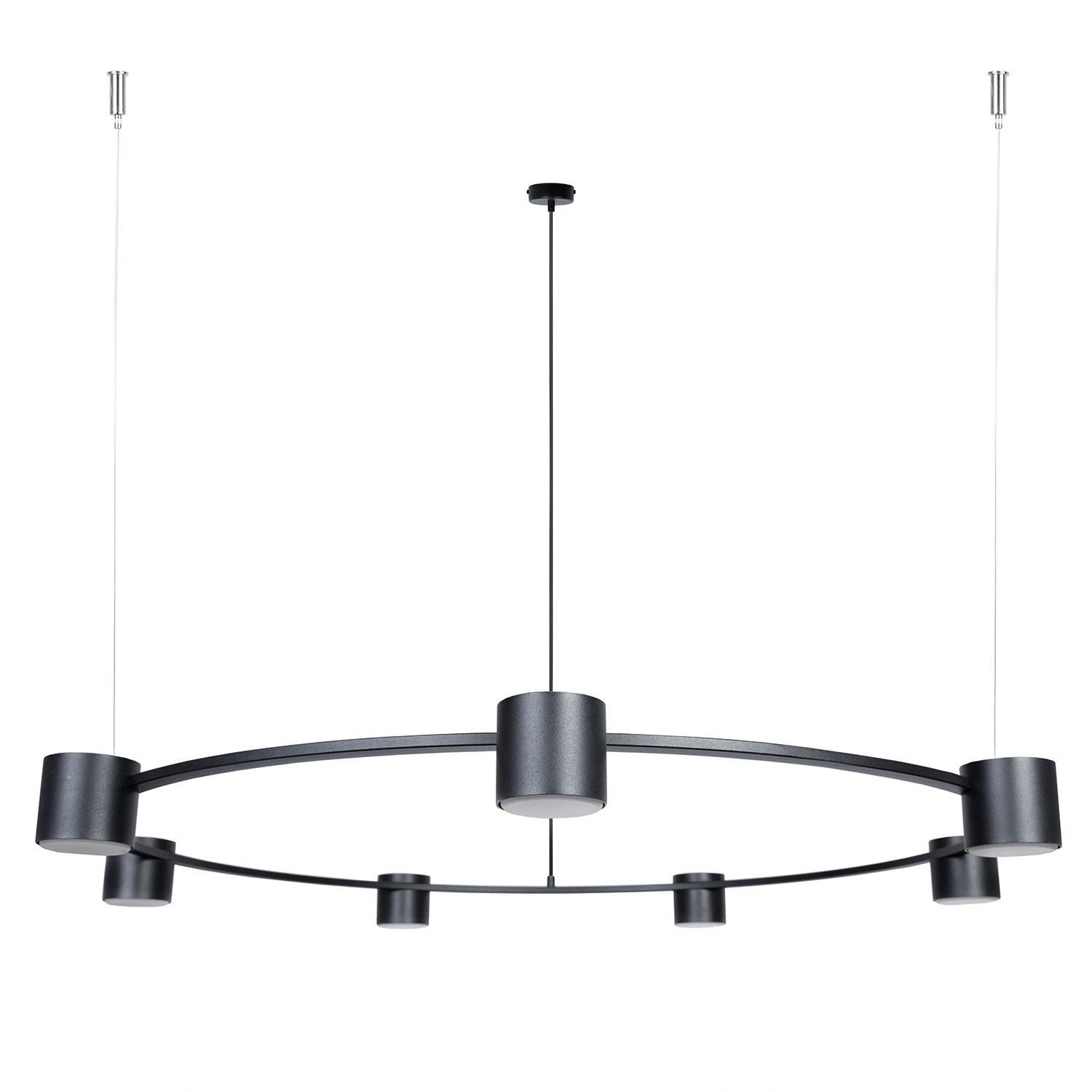 Lampa wisząca nowoczesna KODO 7 czarny, 7 × GX53 – Sigma Lighting 41336