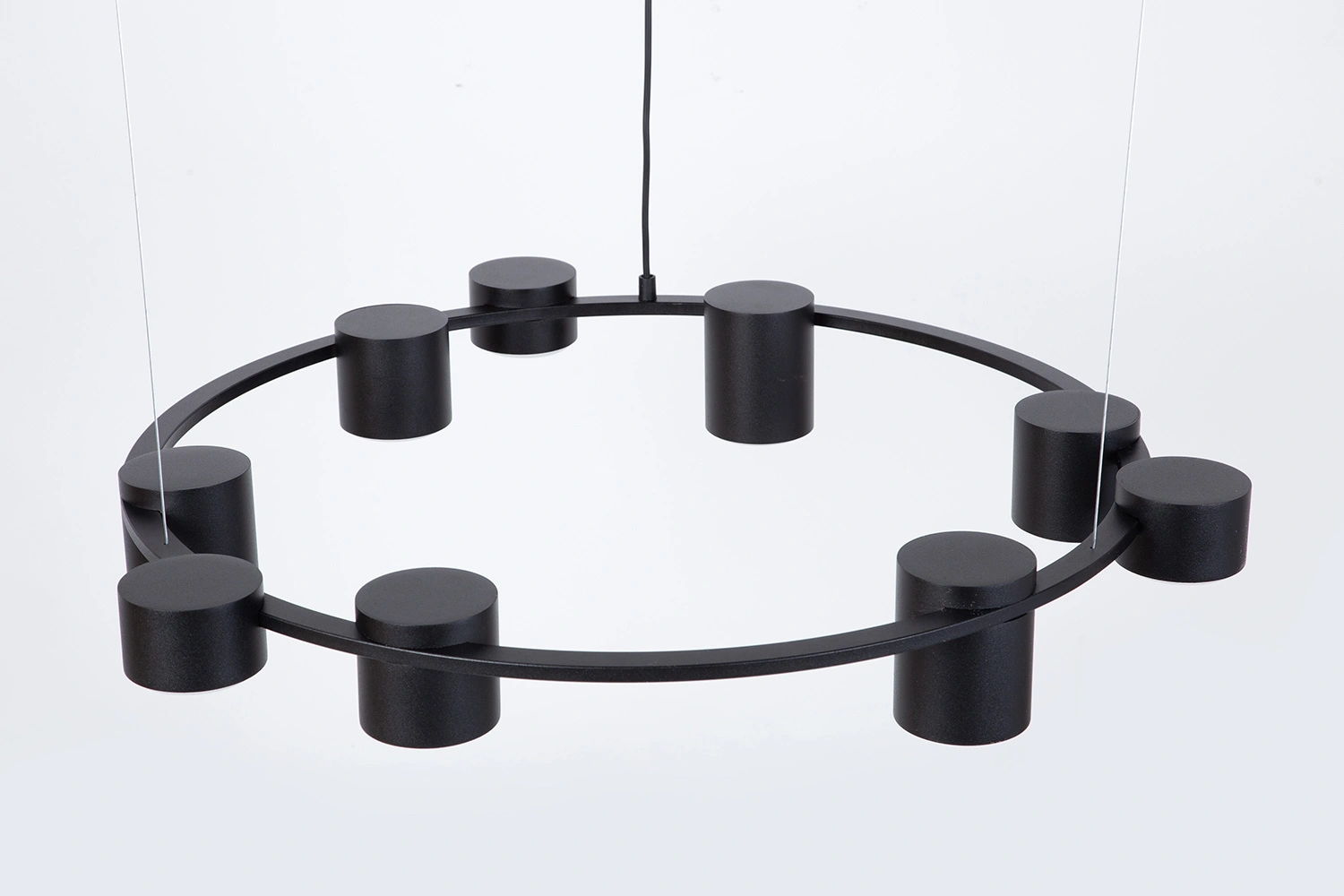 Lampa wisząca nowoczesna KODO 9 czarny, 9 × GX53 – Sigma Lighting 41338 - obrazek 3