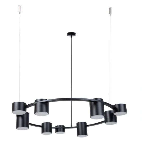 Lampa wisząca nowoczesna KODO 9 czarny, 9 × GX53 – Sigma Lighting 41338