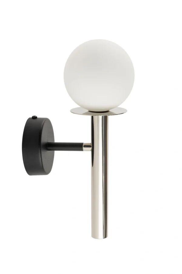 Kinkiet nowoczesny DAISY 1 srebrny/biały, 1 × G9 – Sigma Lighting 40767