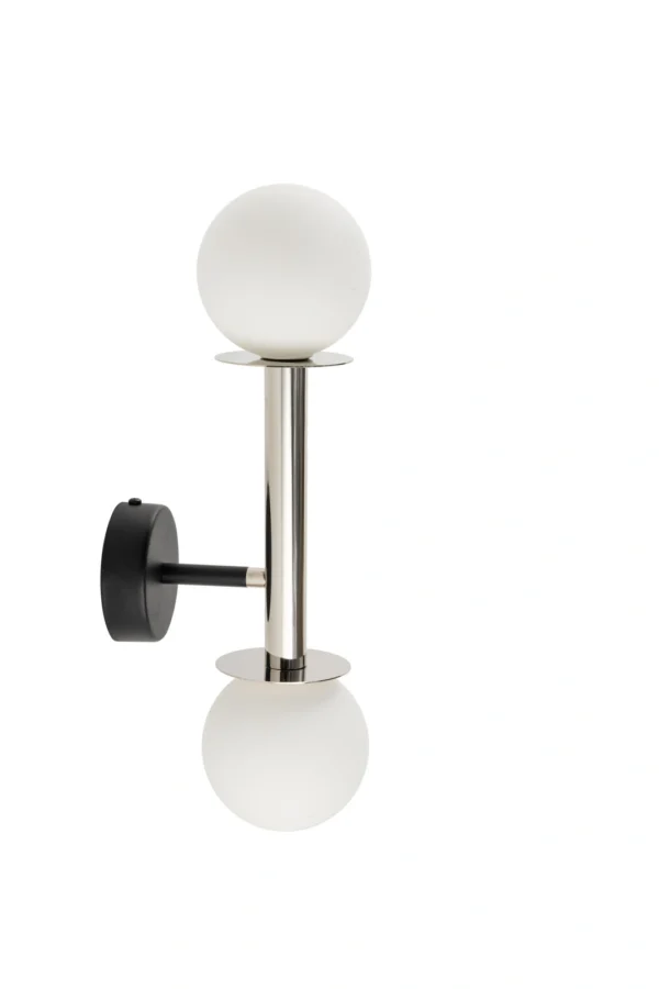 Kinkiet nowoczesny DAISY 2 srebrny/biały, 2 × G9 – Sigma Lighting 40768
