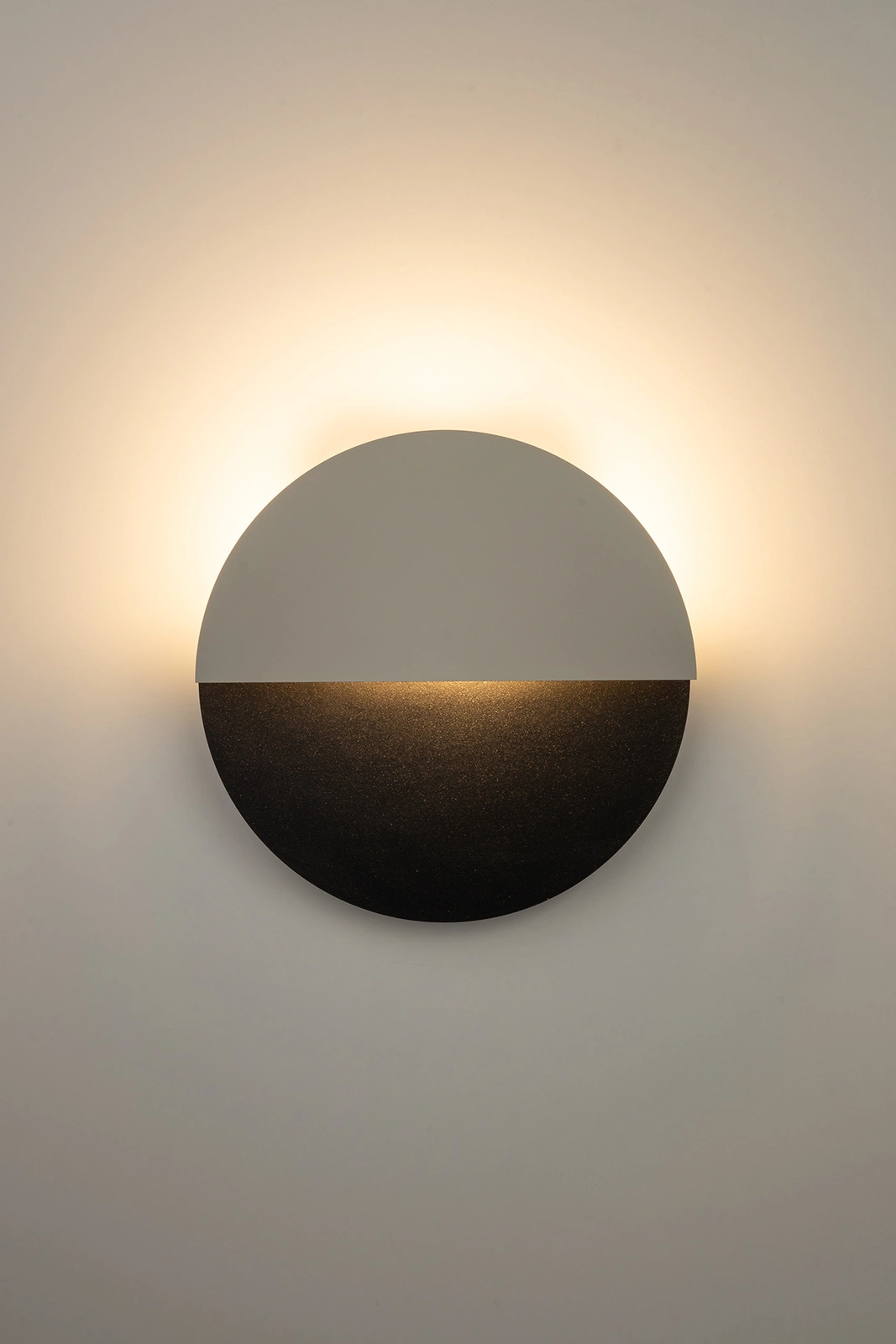 Kinkiet minimalistyczny LUNA S czarny/szary beż, LED – Sigma Lighting 40859 - obrazek 2