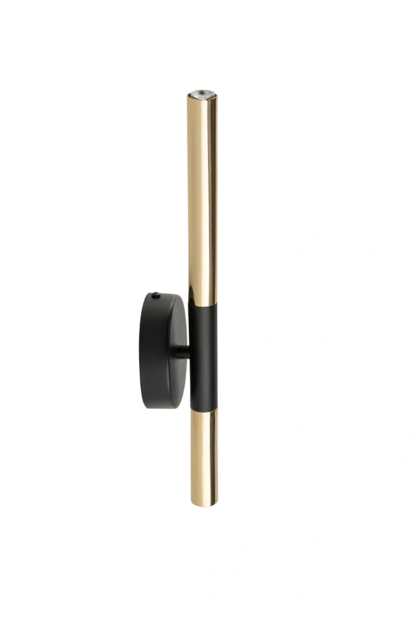 Kinkiet minimalistyczny SOPEL LUX 2 czarny/złoty, 2 × G9 – Sigma Lighting 40742