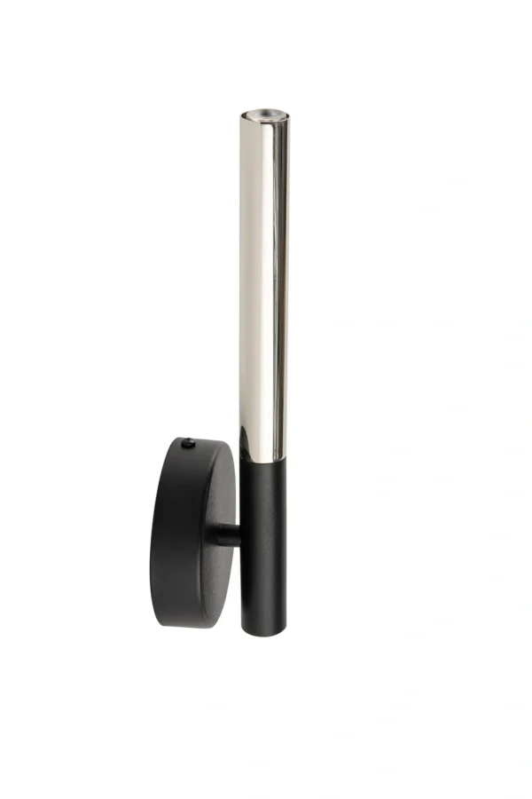 Kinkiet minimalistyczny SOPEL LUX 1 czarny/srebrny, 1 × G9 – Sigma Lighting 40735