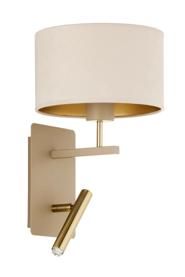 Kinkiet w stylu modern classic MARII beżowy, 2 × E27 – Sigma Lighting 41840
