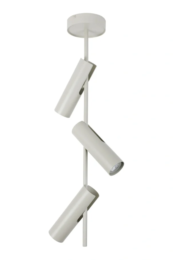 Spot sufitowy minimalistyczny LEDA 3 szary beż, 3 × GU10 – Sigma Lighting 41153