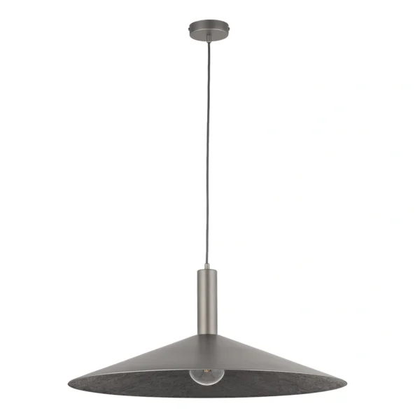 Lampa wisząca nowoczesna CAPRI M srebrny, 1 × E27 – Sigma Lighting 41013