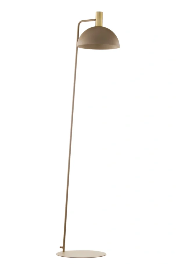 Lampa podłogowa minimalistyczna VITRUM GOLD podłogowa KOPUŁA M złoty szczotkowany, 1 × E27 – Sigma Lighting 41720
