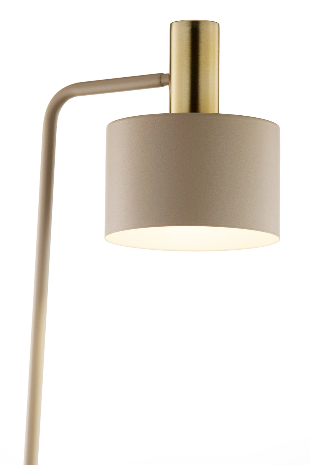 Lampa podłogowa minimalistyczna VITRUM GOLD podłogowa WALEC złoty szczotkowany /ciepły beż, 1 × E27 – Sigma Lighting 41723 - obrazek 2