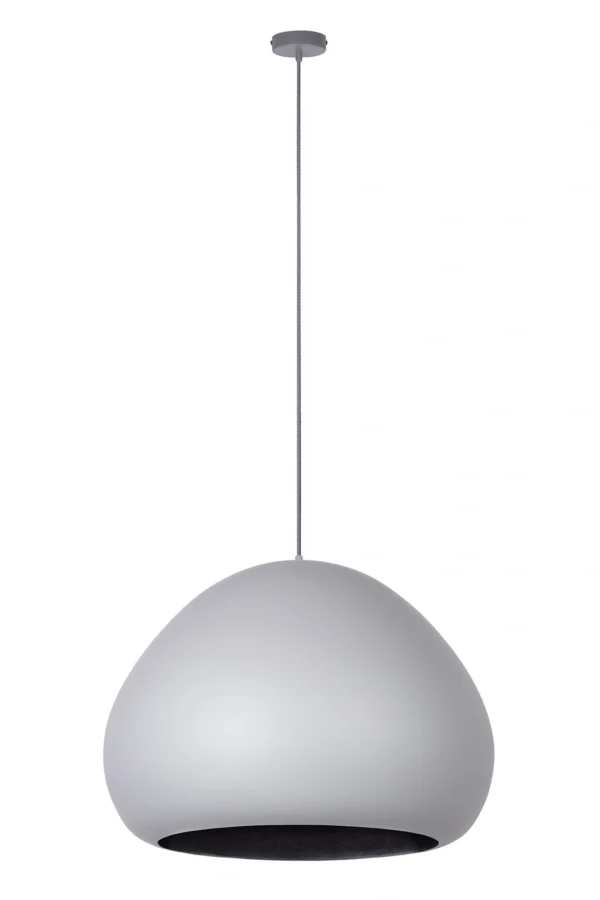 Lampa wisząca nowoczesna LAVA szary/czarny, 1 × E27 – Sigma Lighting 41079