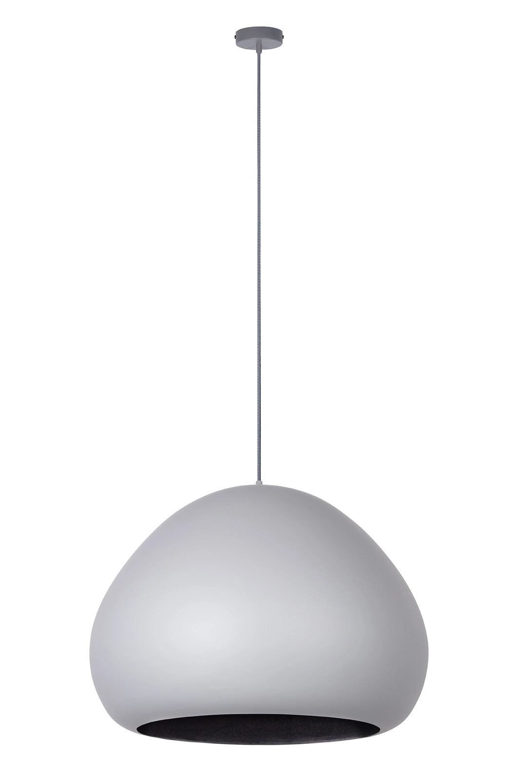 Lampa wisząca nowoczesna LAVA szary/czarny, 1 × E27 – Sigma Lighting 41079