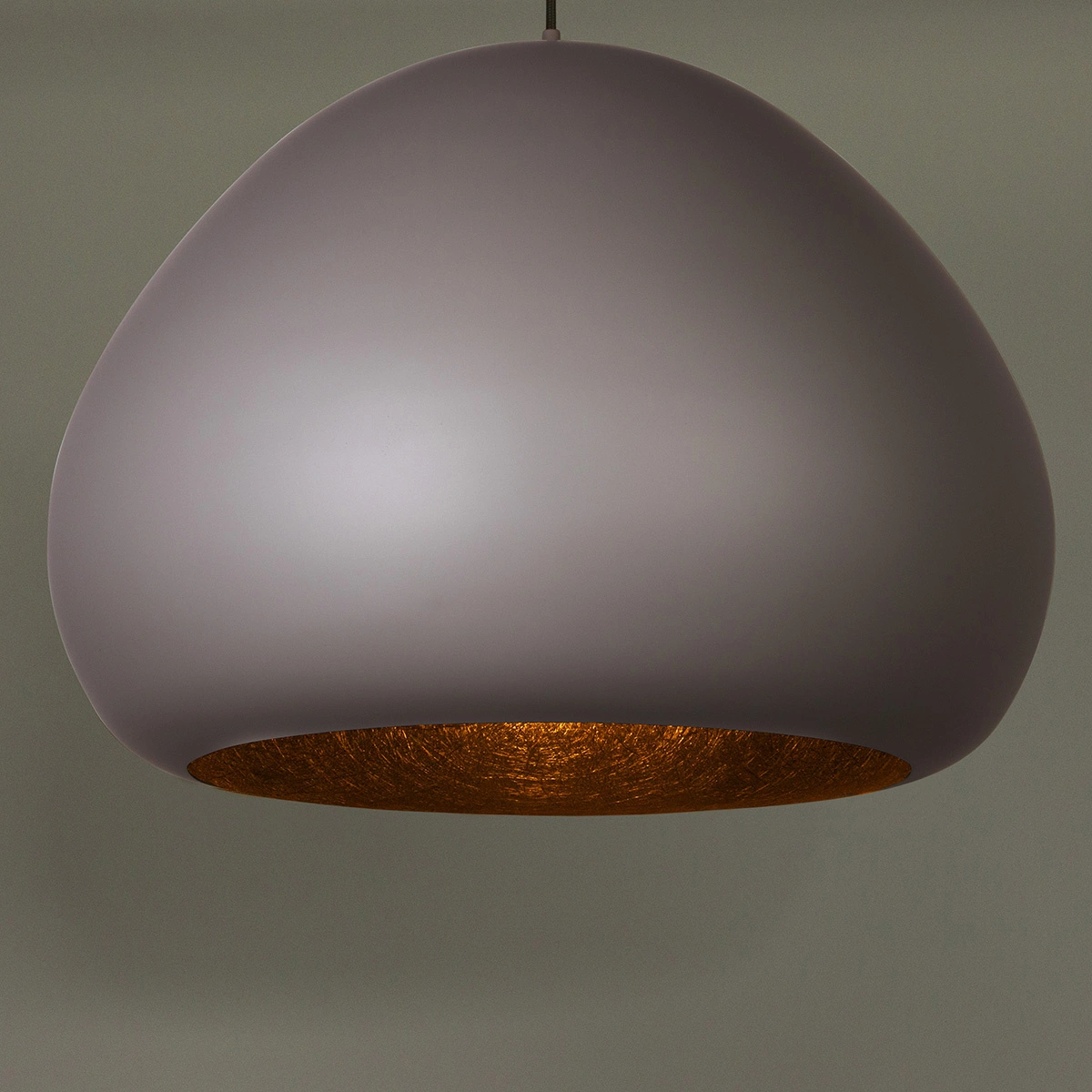 Lampa wisząca nowoczesna LAVA taupe/czarny, 1 × E27 – Sigma Lighting 41081 - obrazek 2