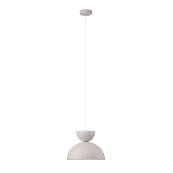 Lampa wisząca minimalistyczna MOSAIC A 1 szary beż, 1 × E27 – Sigma Lighting 41648