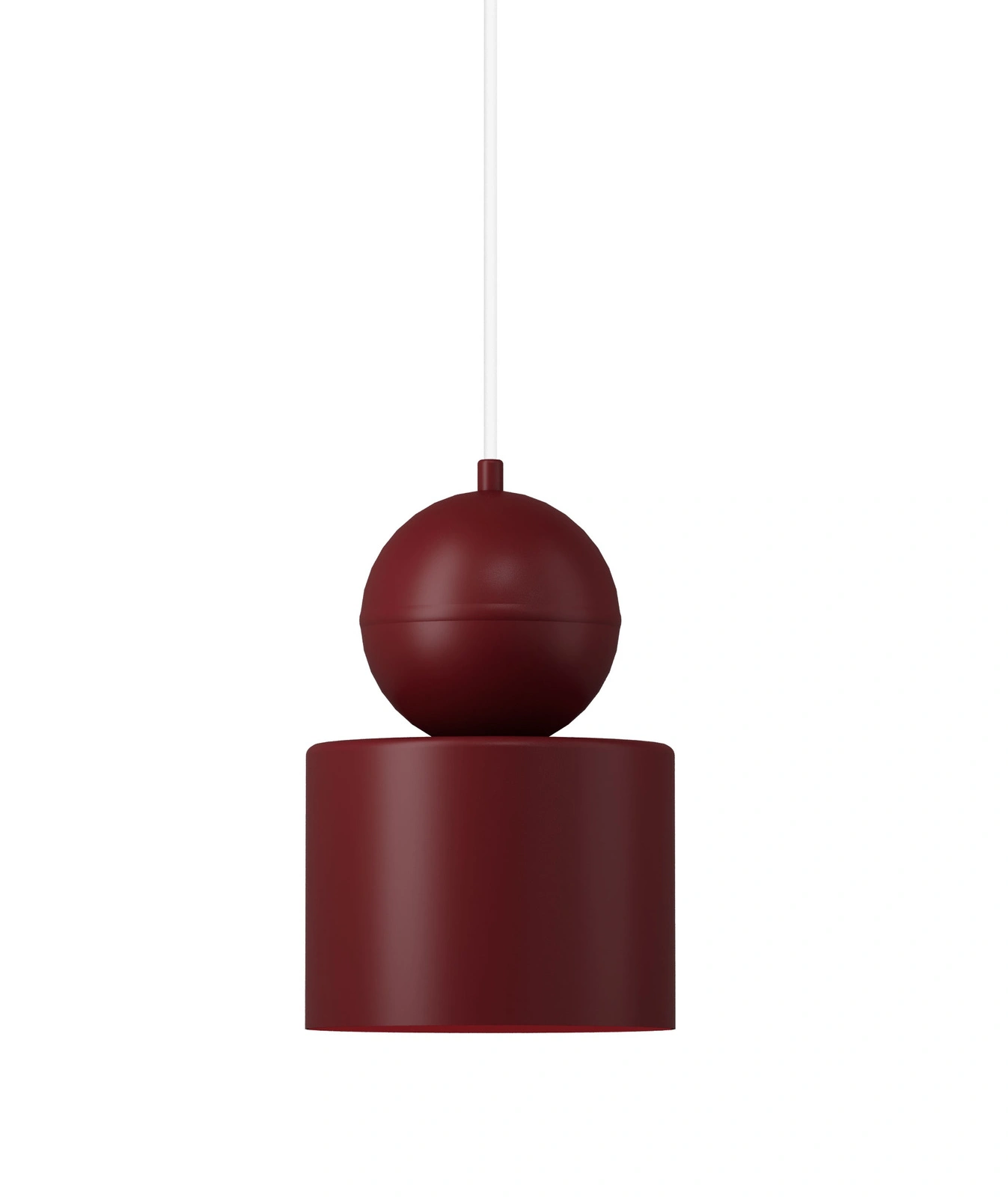 Lampa wisząca minimalistyczna MOSAIC B 1 bordowy, 1 × E27 – Sigma Lighting 41660 - obrazek 2