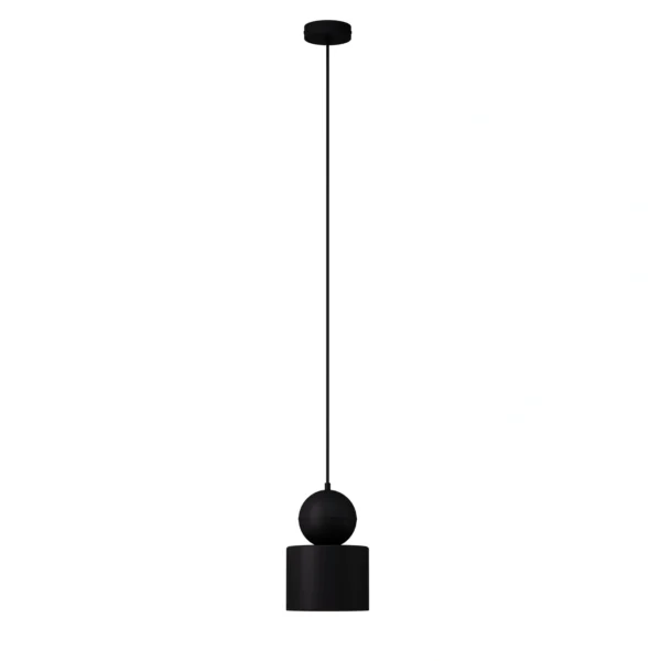Lampa wisząca minimalistyczna MOSAIC B 1 czarny, 1 × E27 – Sigma Lighting 41654