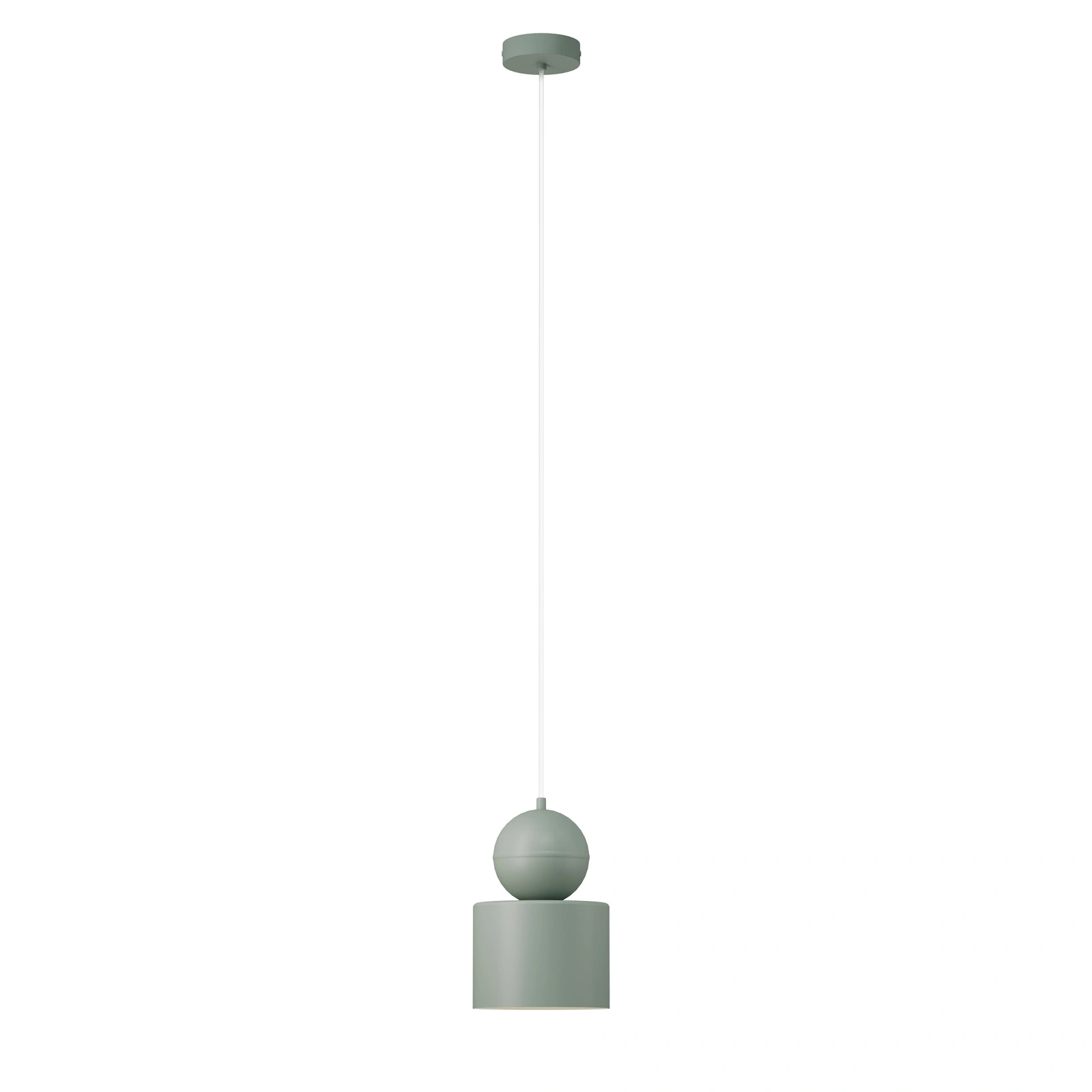 Lampa wisząca minimalistyczna MOSAIC B 1 szałwia, 1 × E27 – Sigma Lighting 41657