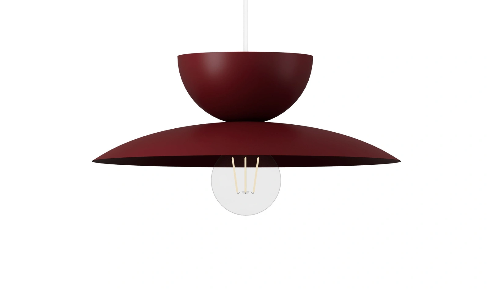 Lampa wisząca minimalistyczna MOSAIC C 1 bordowy, 1 × E27 – Sigma Lighting 41699 - obrazek 2