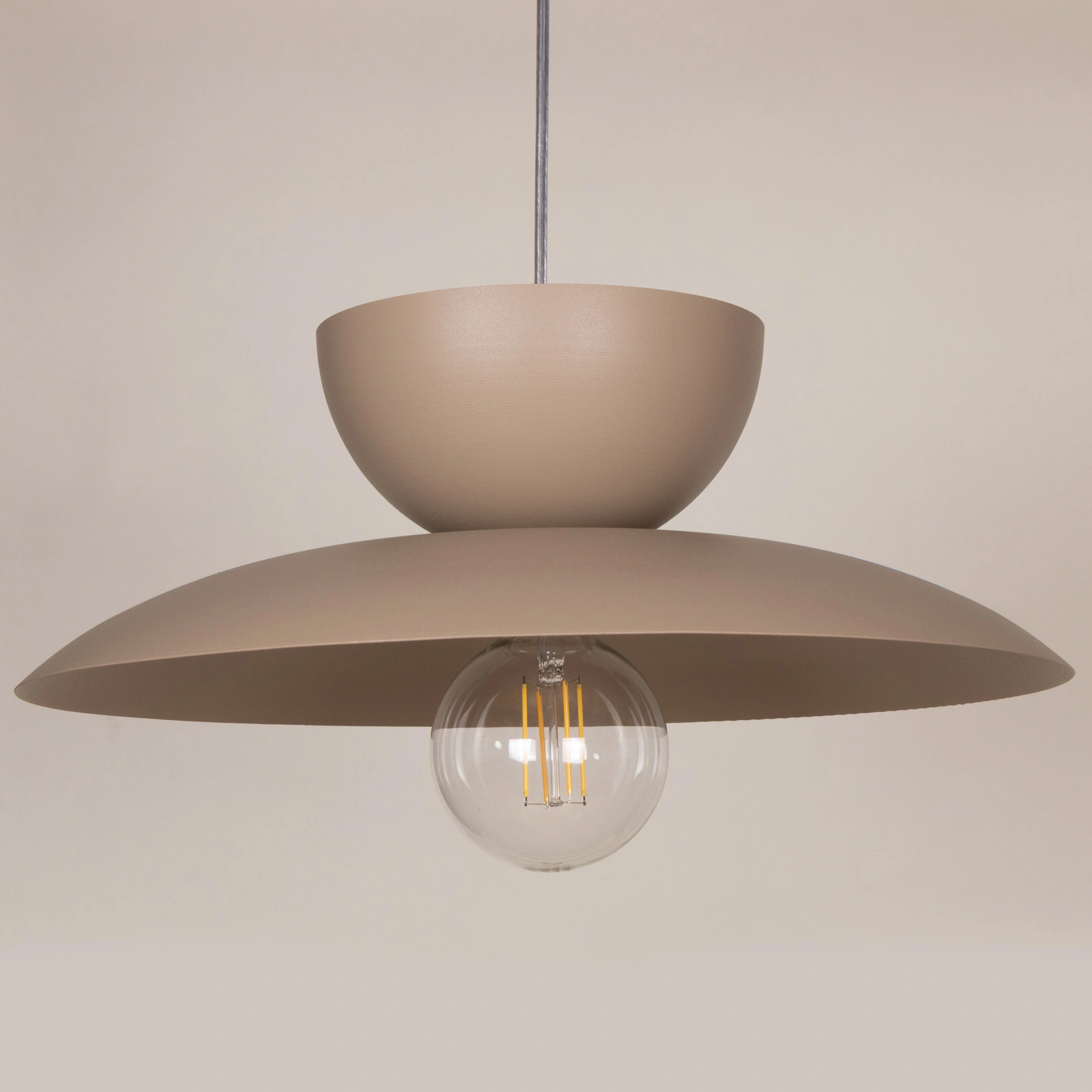 Lampa wisząca minimalistyczna MOSAIC C 1 ciepły beż, 1 × E27 – Sigma Lighting 41698 - obrazek 2
