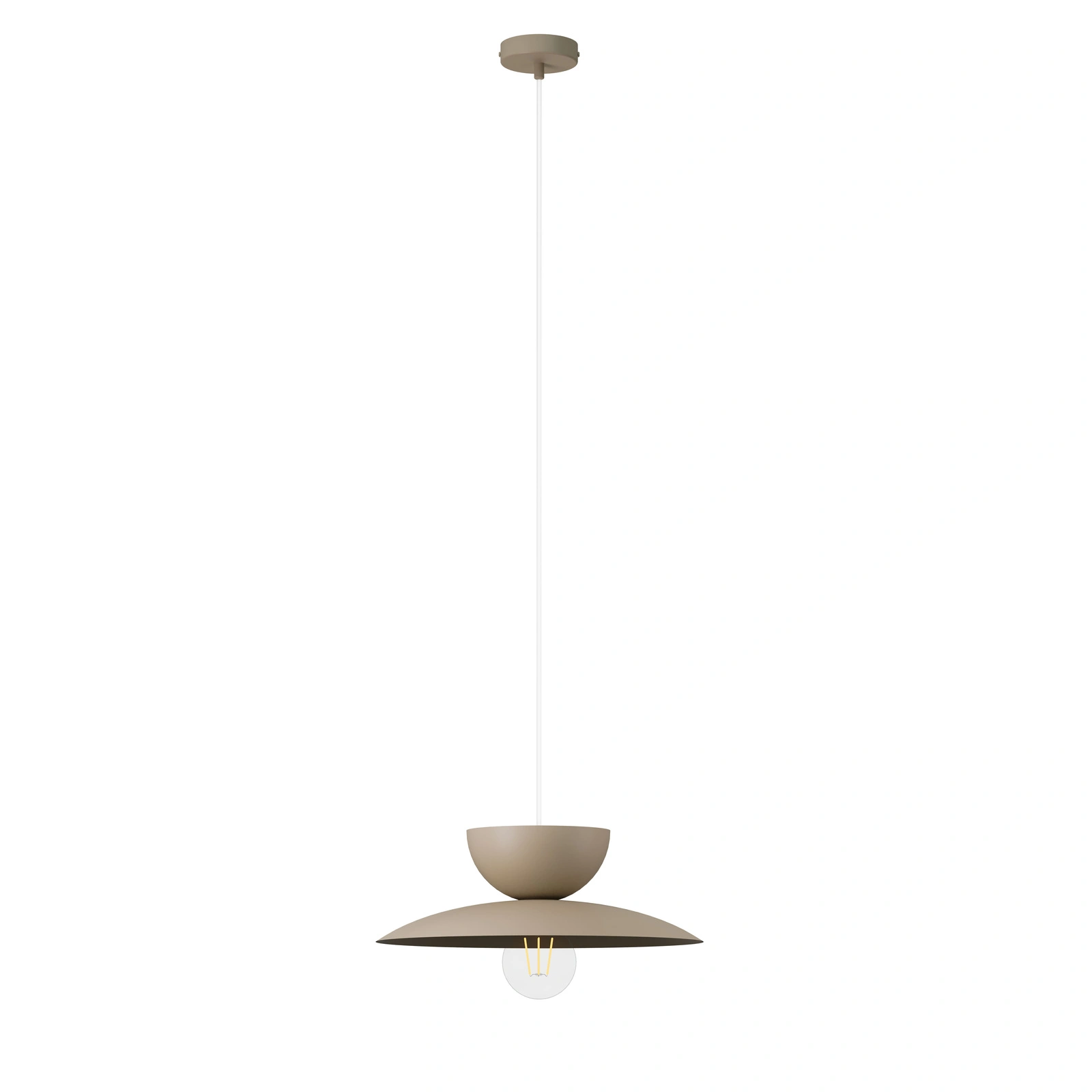 Lampa wisząca minimalistyczna MOSAIC C 1 ciepły beż, 1 × E27 – Sigma Lighting 41698