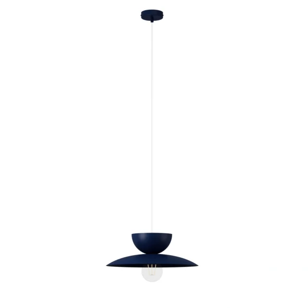 Lampa wisząca minimalistyczna MOSAIC C 1 granatowy, 1 × E27 – Sigma Lighting 41700