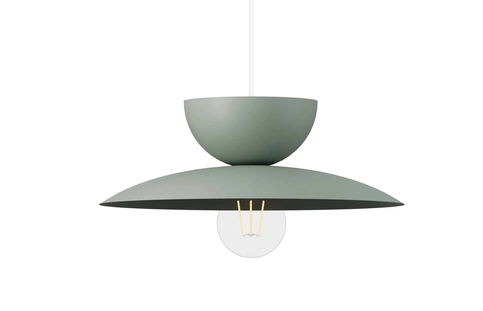 Lampa wisząca minimalistyczna MOSAIC C 1 szałwia, 1 × E27 – Sigma Lighting 41697 - obrazek 2