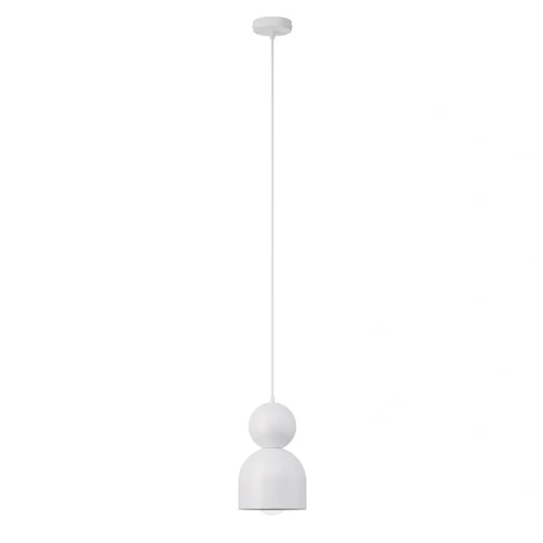 Lampa wisząca minimalistyczna MOSAIC D 1 biały, 1 × E27 – Sigma Lighting 41788