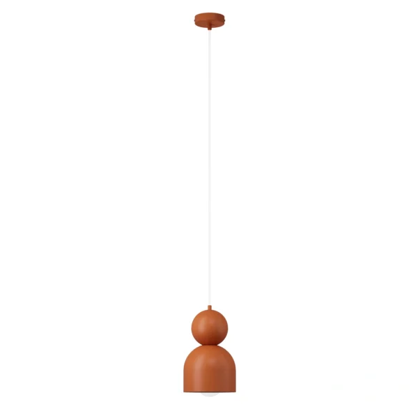 Lampa wisząca minimalistyczna MOSAIC D 1 ceglany, 1 × E27 – Sigma Lighting 41791