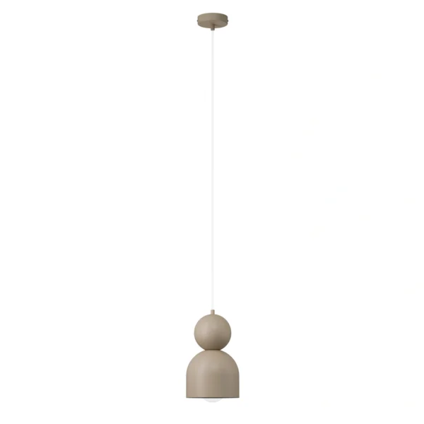 Lampa wisząca minimalistyczna MOSAIC D 1 ciepły beż, 1 × E27 – Sigma Lighting 41792